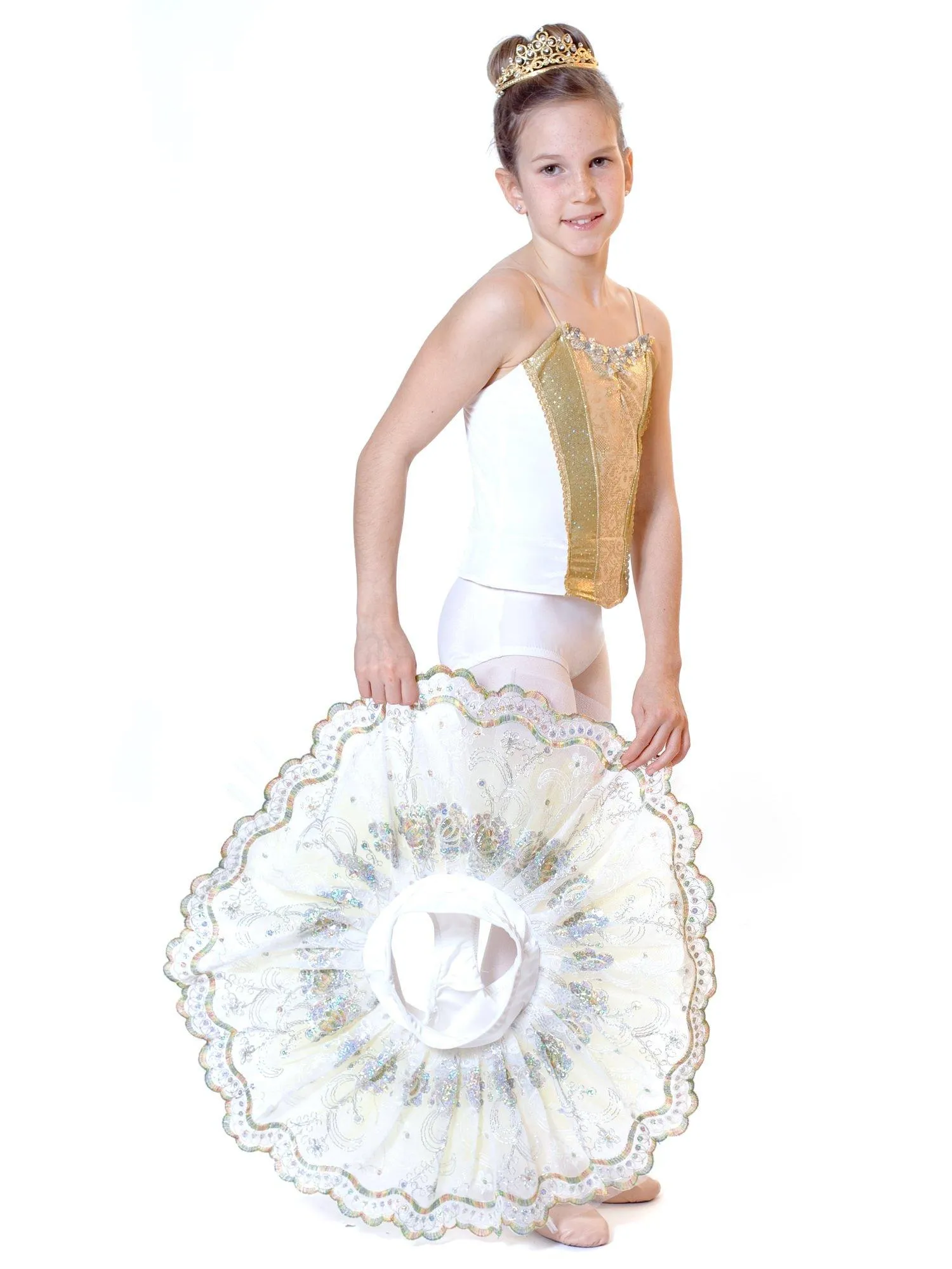 2915 // Princess Seam Leotard with Tutu Skirt