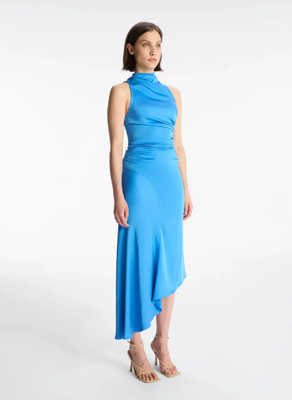 ALC Iggy Satin Midi Dress