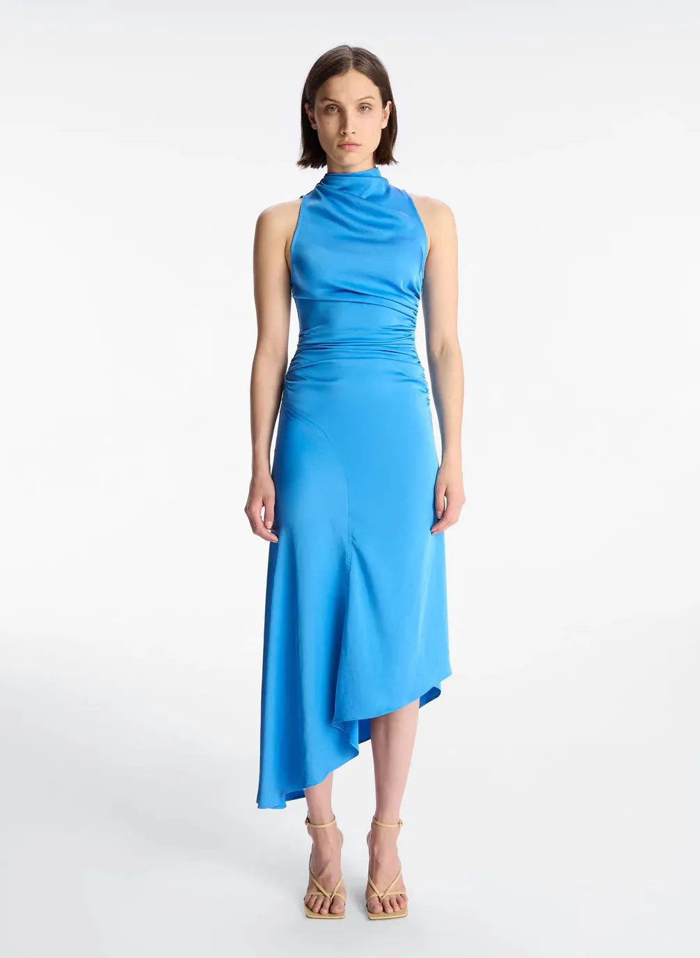 ALC Iggy Satin Midi Dress