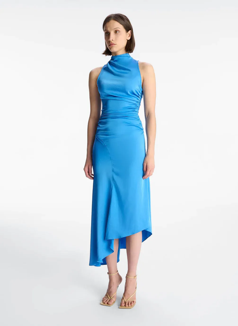 ALC Iggy Satin Midi Dress