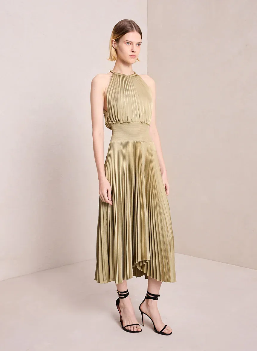 ALC Renzo II Pleated Midi Dress