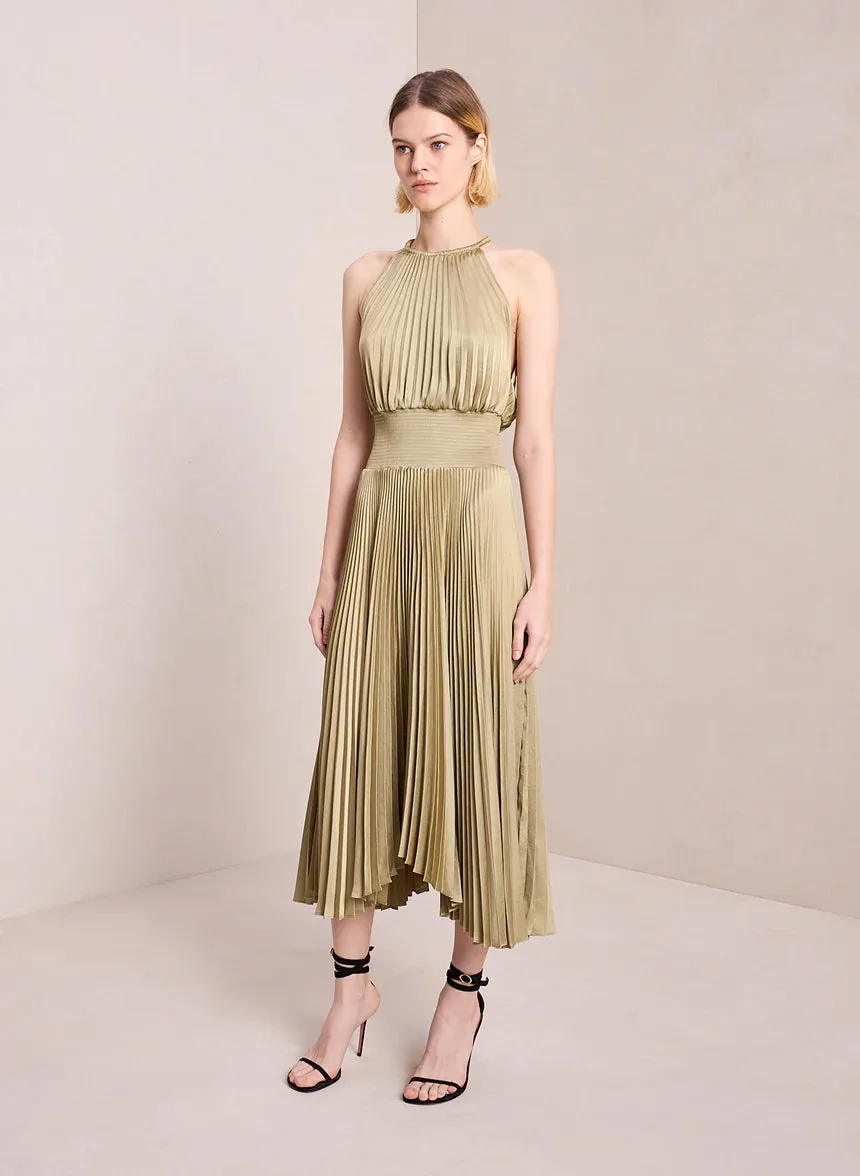 ALC Renzo II Pleated Midi Dress