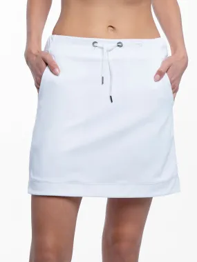 Alexa 17 Athleisure Skirt - White