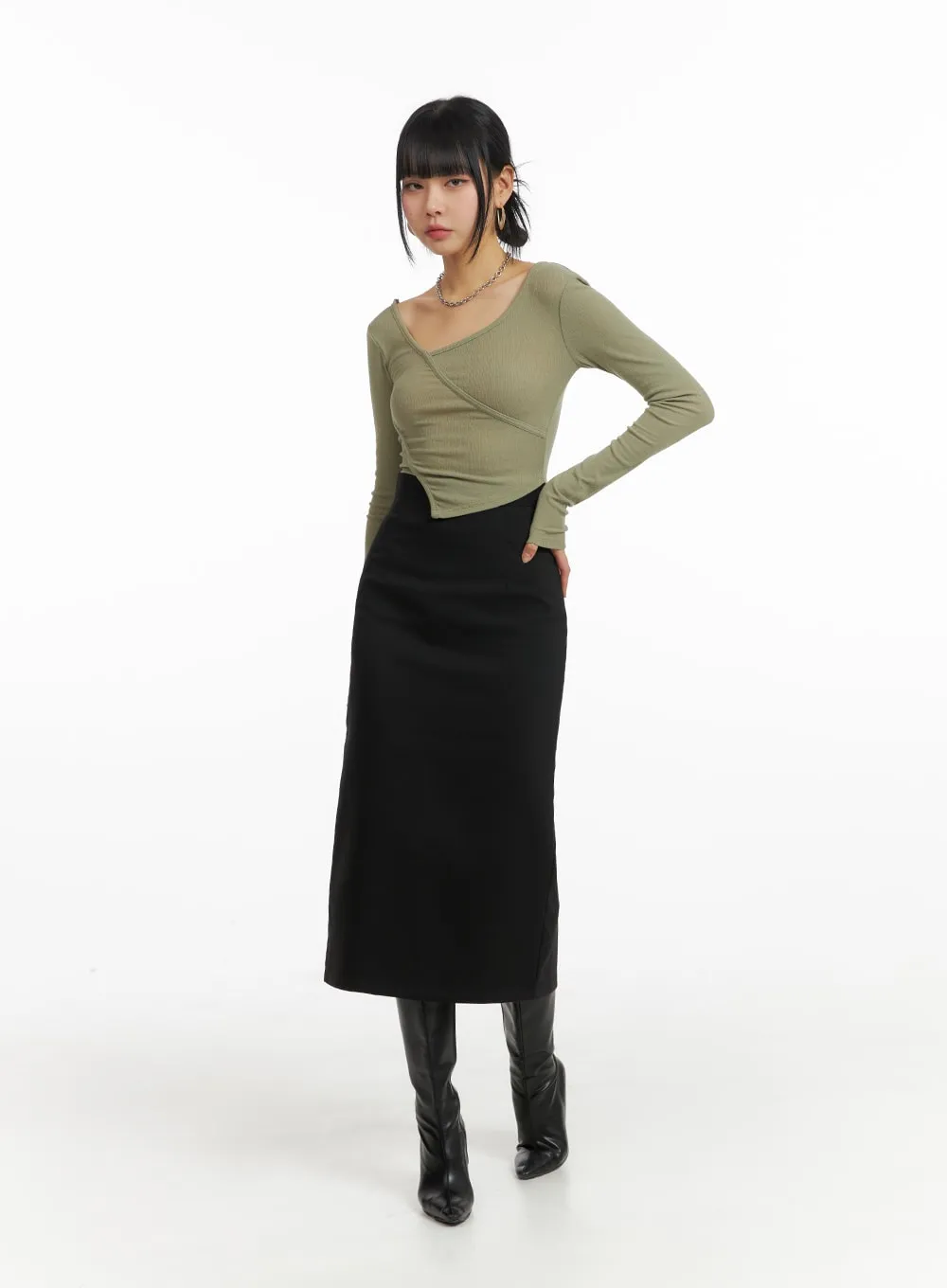 Basic Maxi Skirt IM414