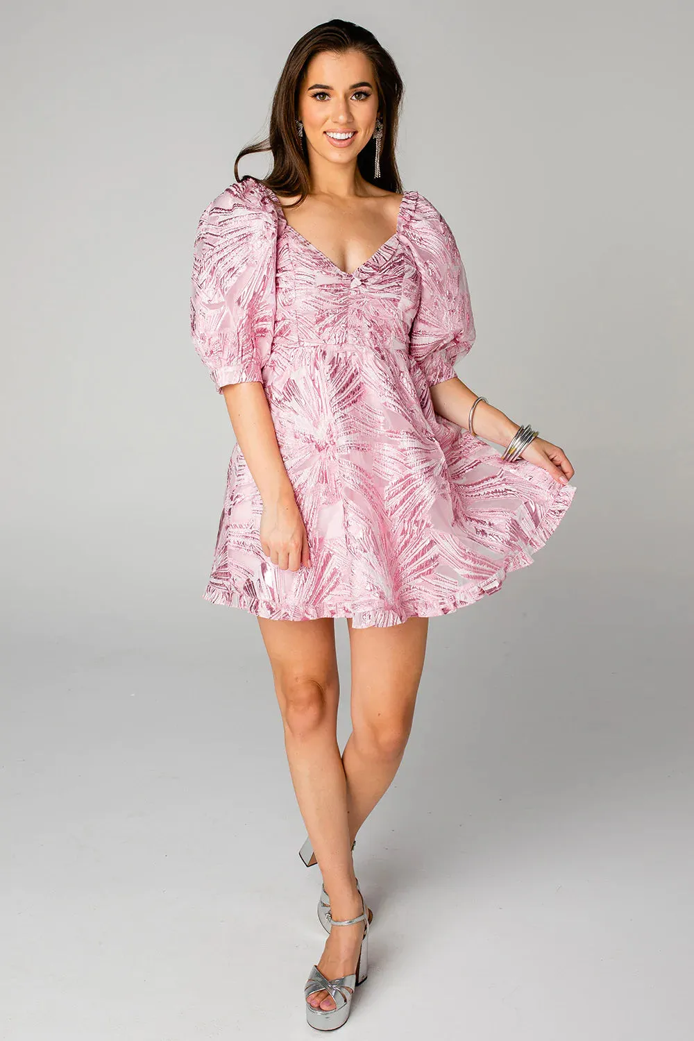 BL Puff Slv Dress