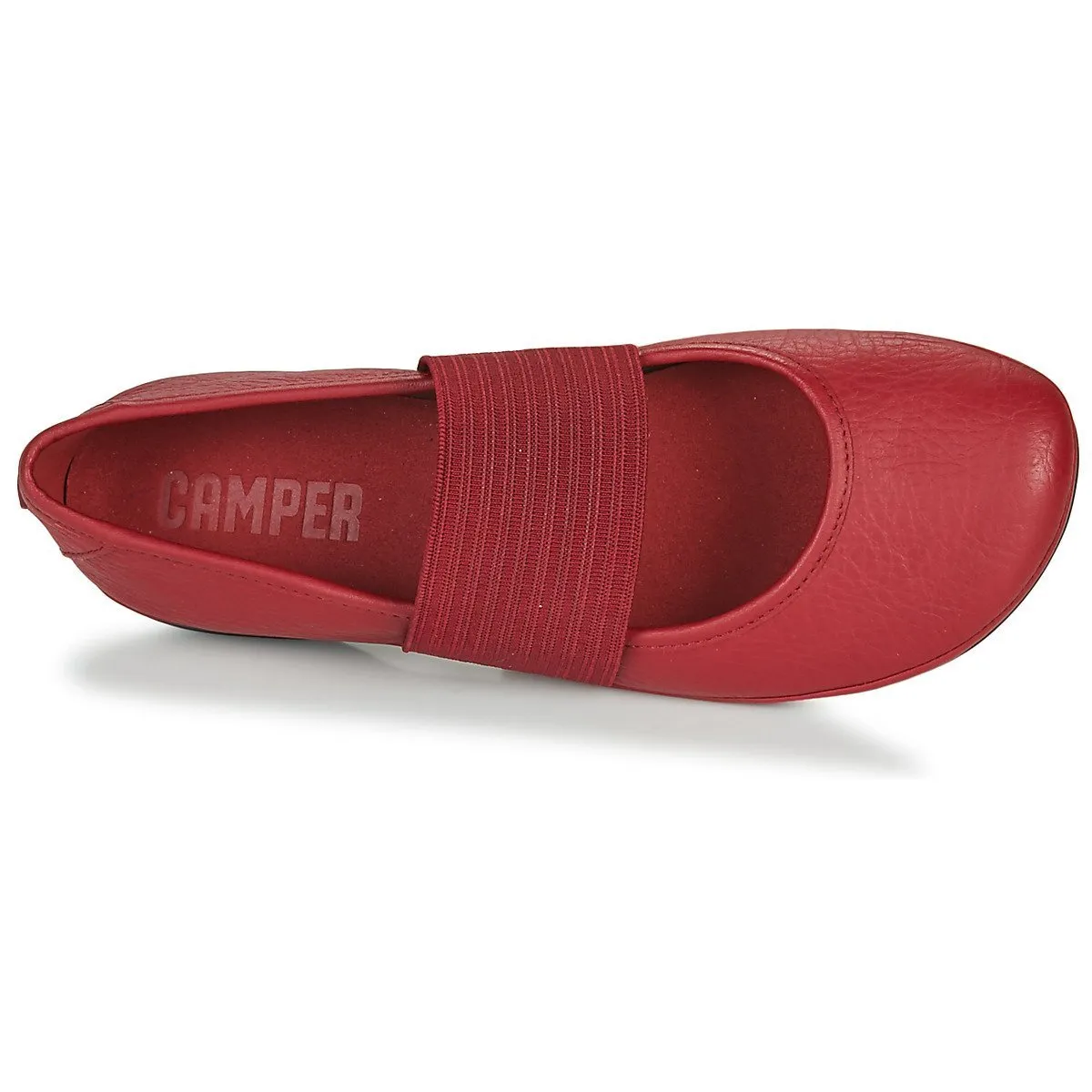 Camper Women's Right Nina Ballerina Red Leather