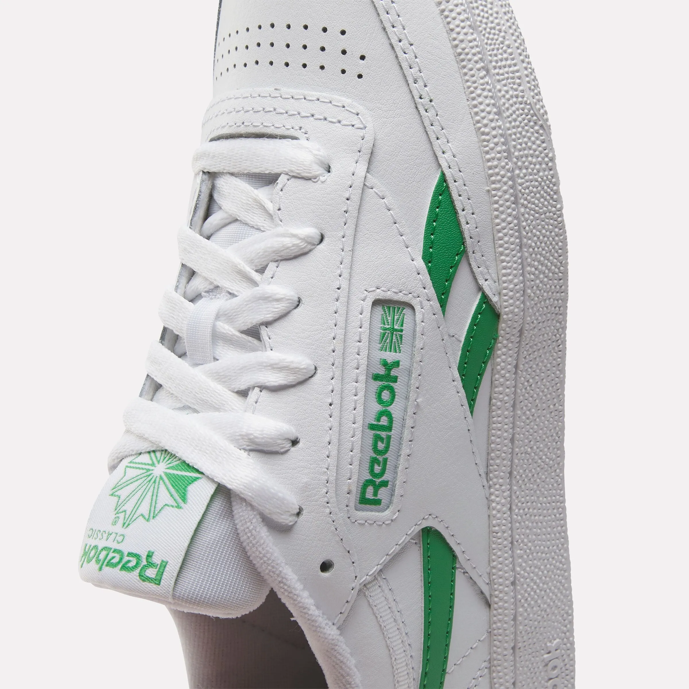 Club C Revenge Shoes White/Sport Green/White