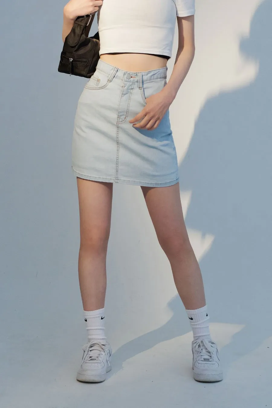 Denim Mini Skirt CCM13