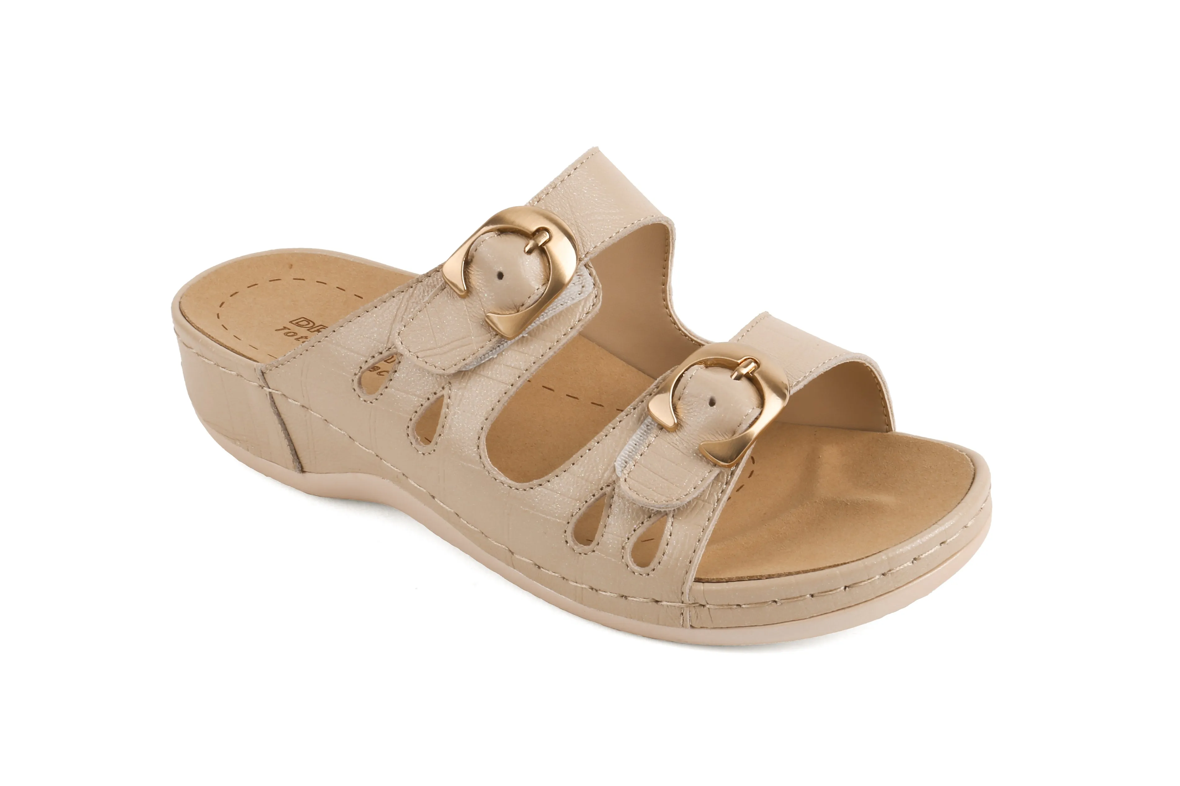 DR.KONG WOMEN REMOVABLE INSOLE SANDALS DK-S8000407-LBE(RP : $179)