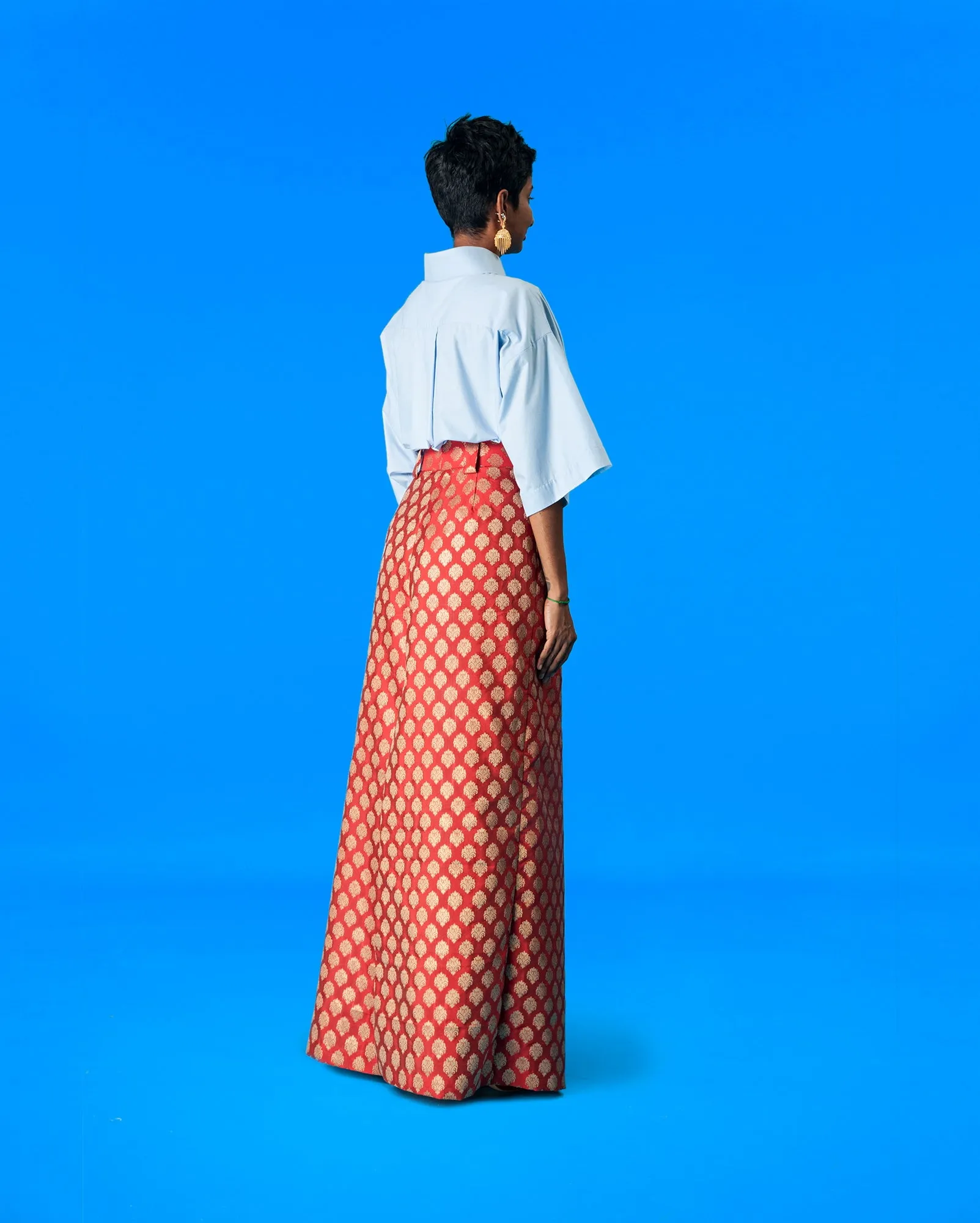 Dua Slit Skirt (Banarasi Jacquard)