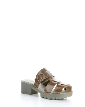 ENVY521FLY Beige Slip-on Mules