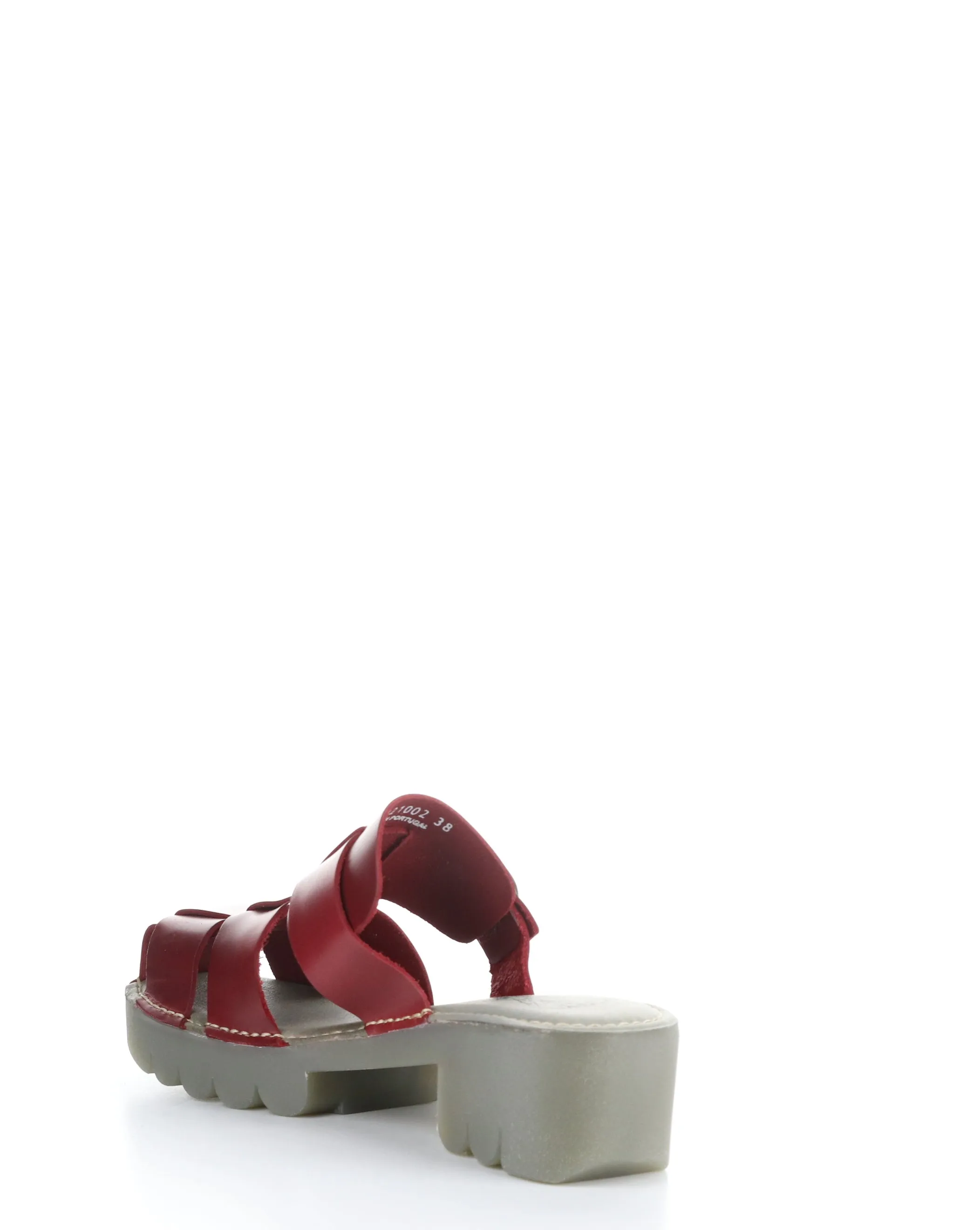 ENVY521FLY Red Slip-on Mules