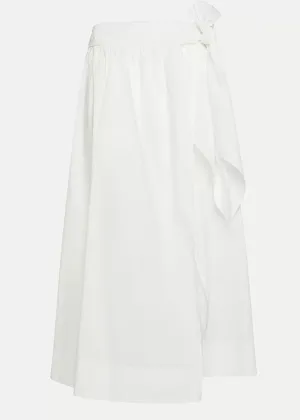 Forte Forte Skirt in Cotton Poplin White