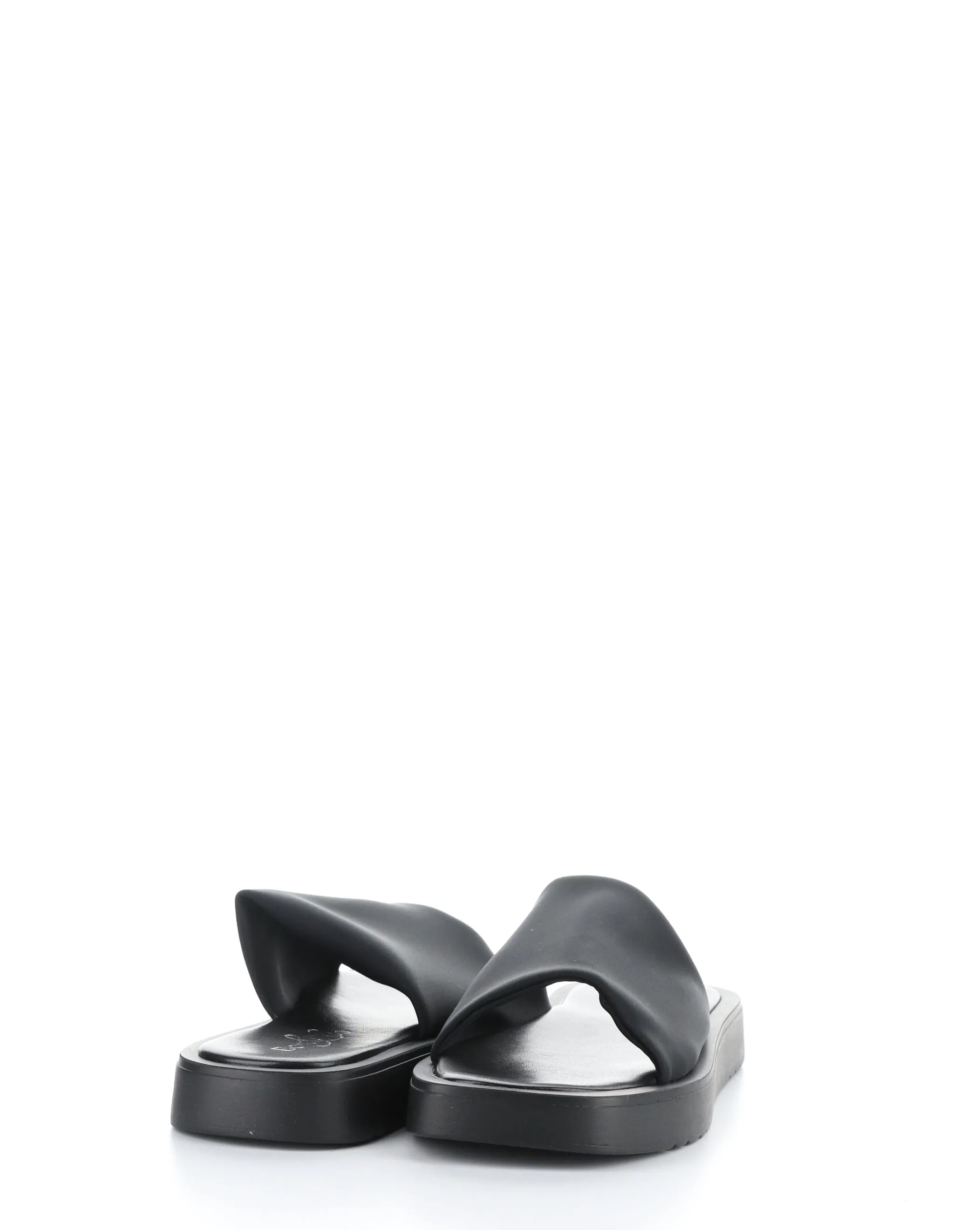 GINNY BLACK Slip-on Sandals