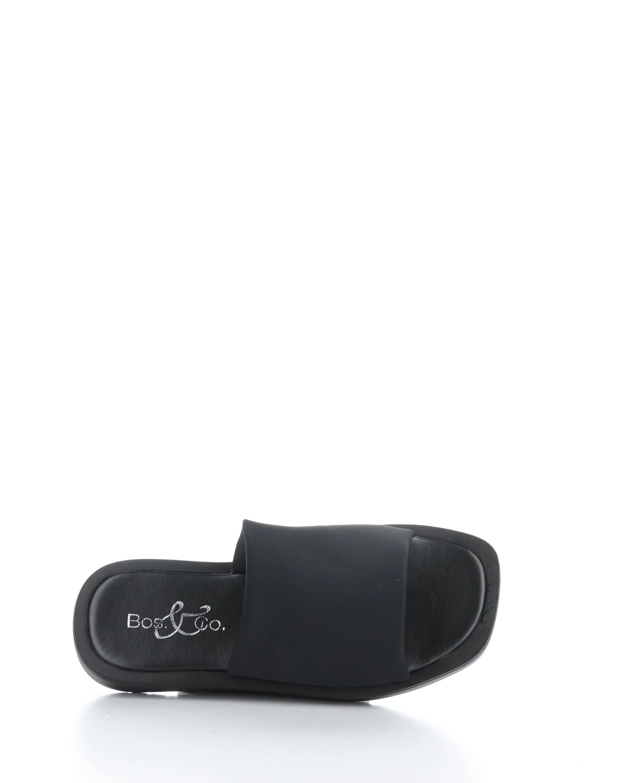 GINNY BLACK Slip-on Sandals