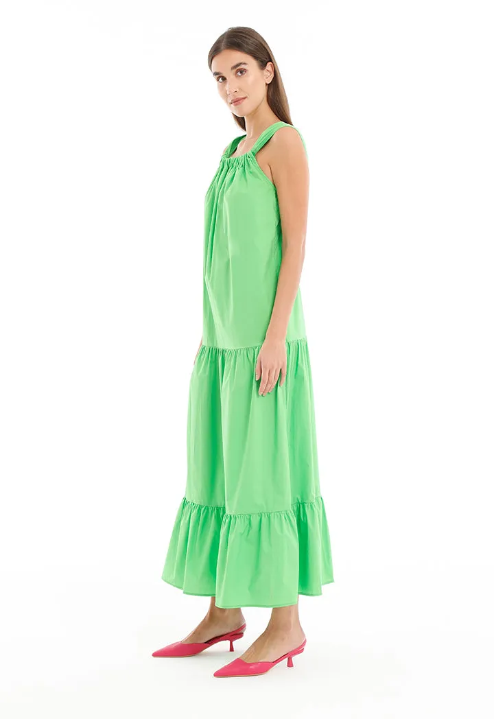 Halter Backless Maxi Dress