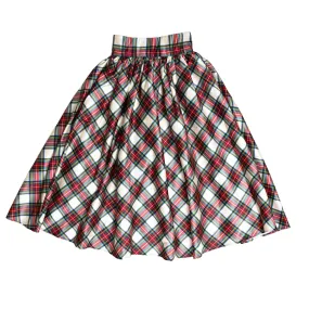 Henry Duvall Womens Tartan Audrey Skirt in Townsend Pattern - Classic and Elegant Design