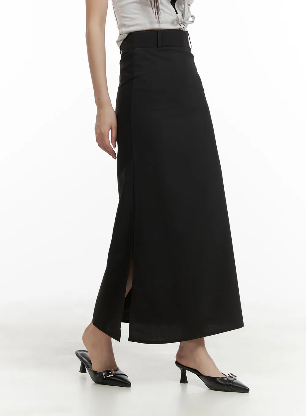 High Waist Maxi Skirt CA409