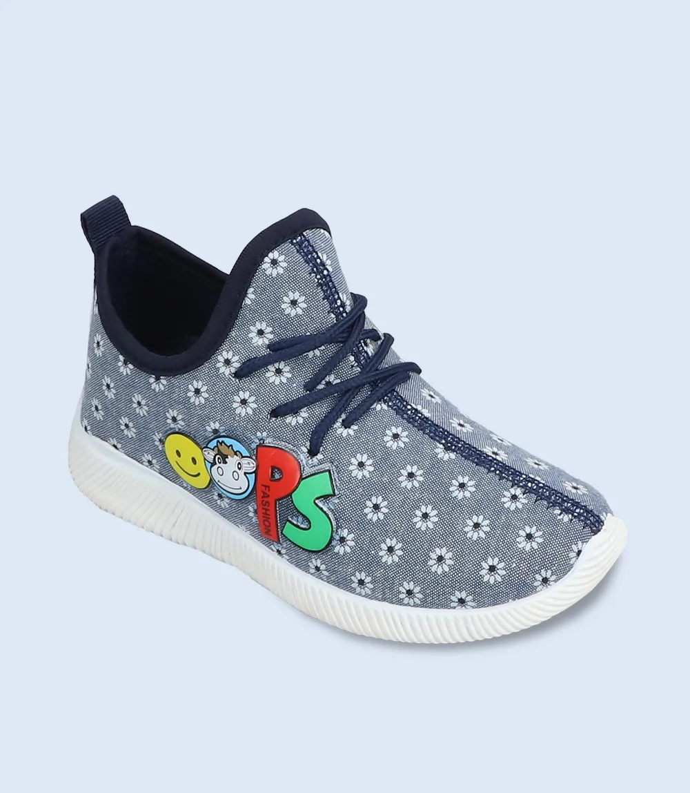 KB0127-BLUE-Boys Casual Sneakers