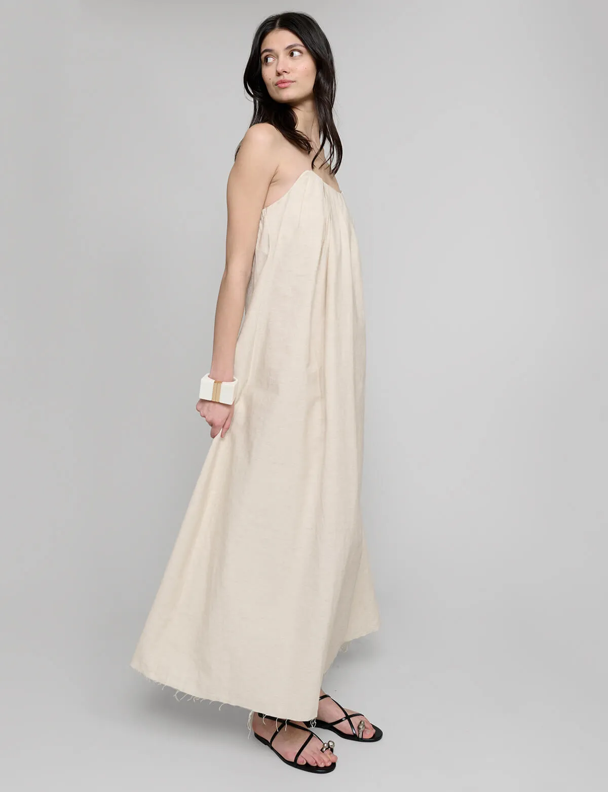 Linen Maxi Dress