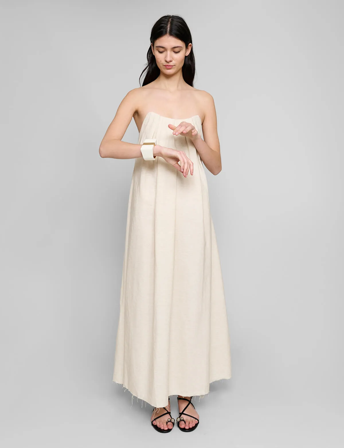 Linen Maxi Dress