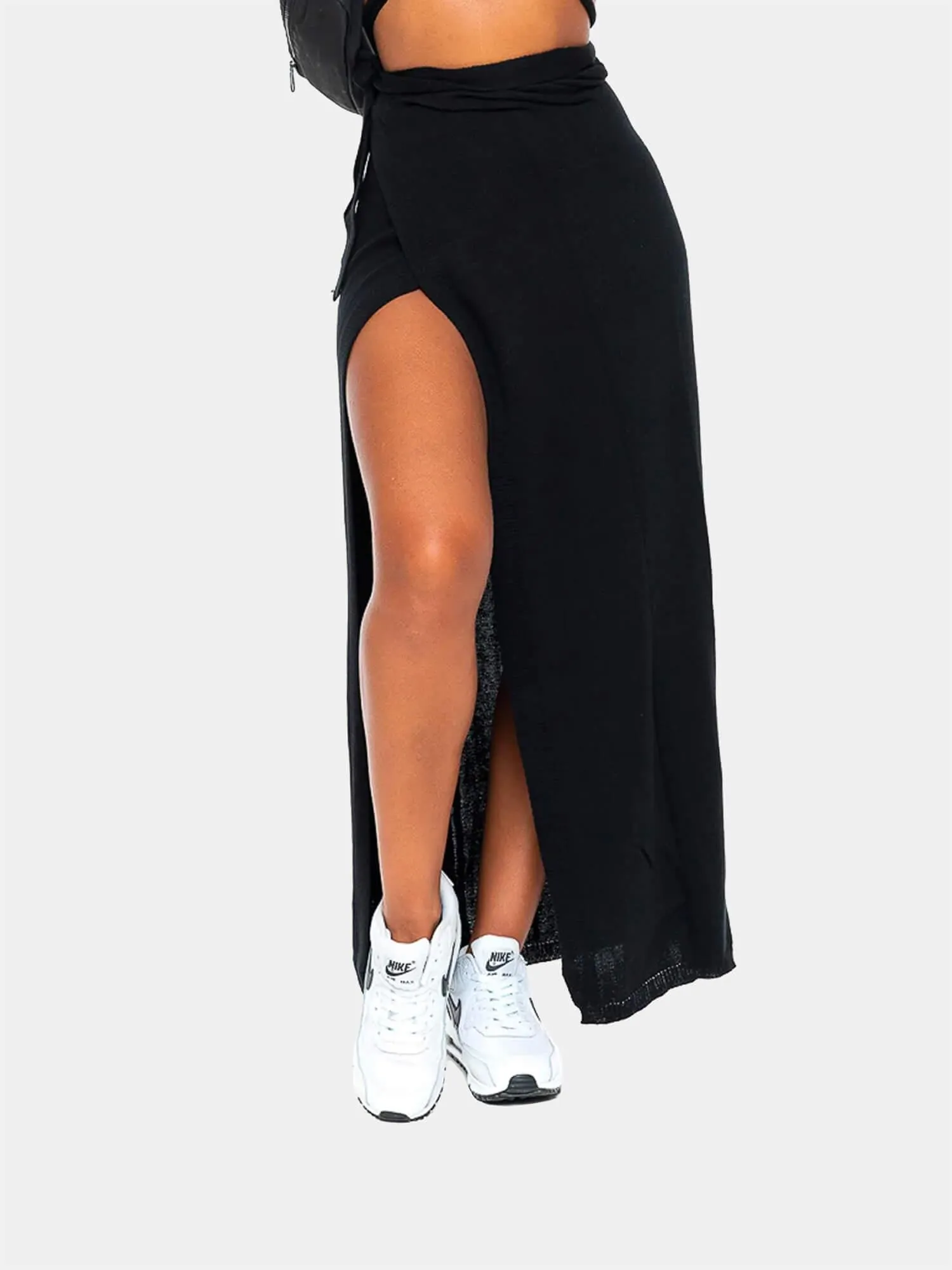 Lost In Nowhere Luna Wrap Skirt - Black