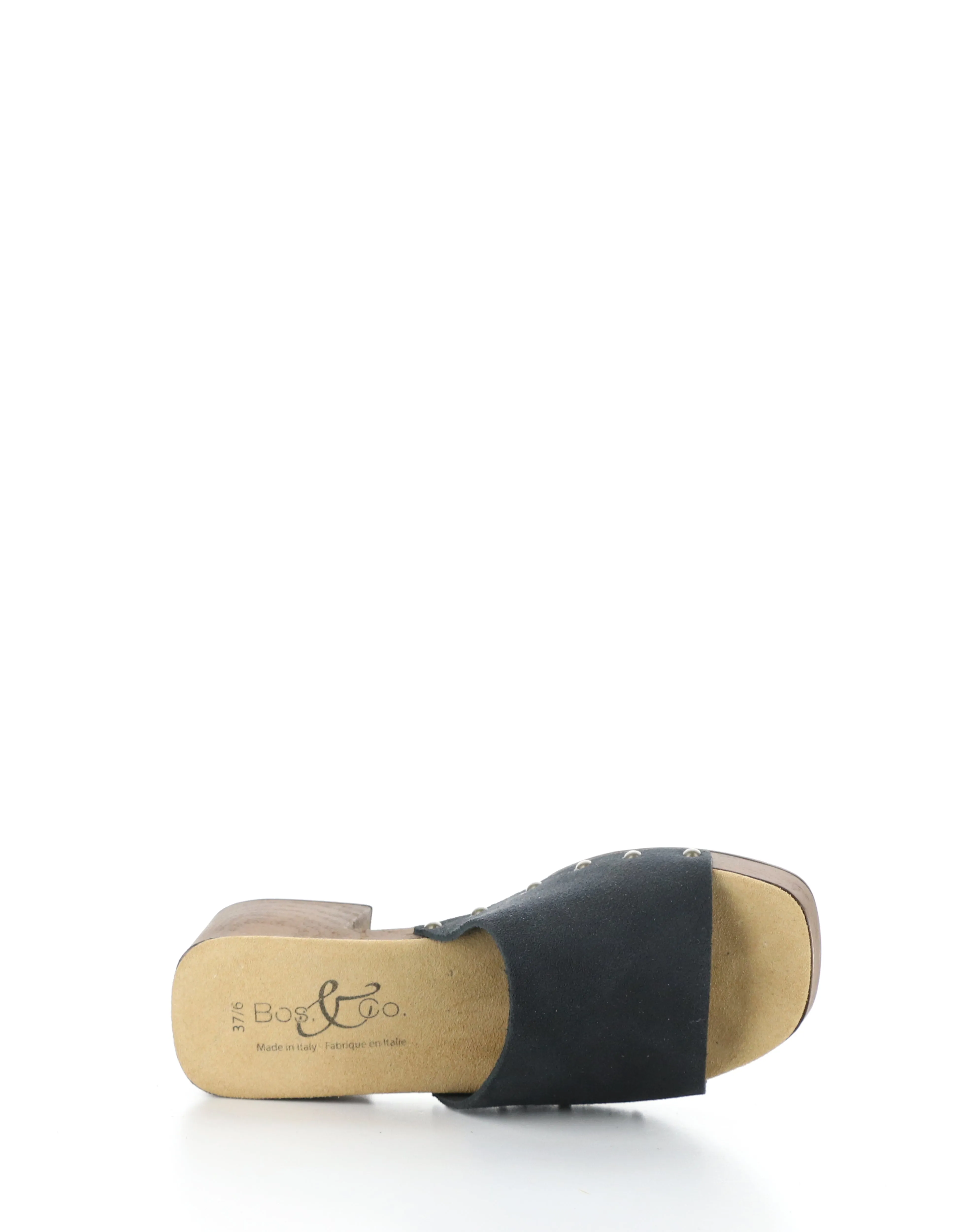 MARLY BLACK Slip-on Sandals