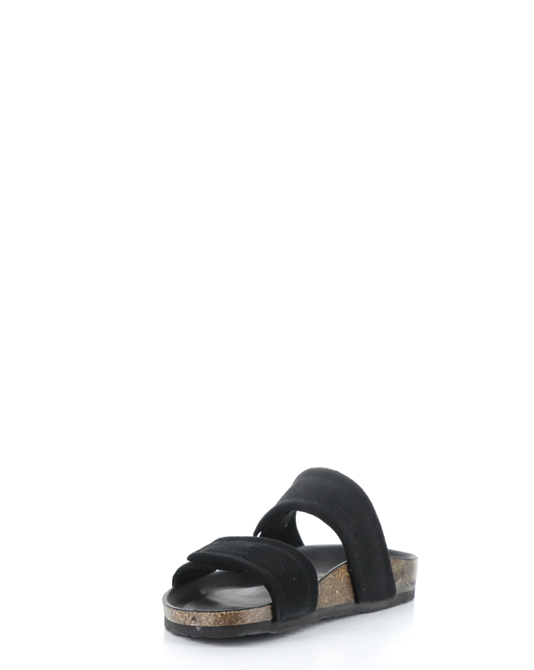 MATTEO BLACK Slip-on Sandals