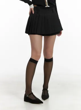 Pleated Mini Skort CA409