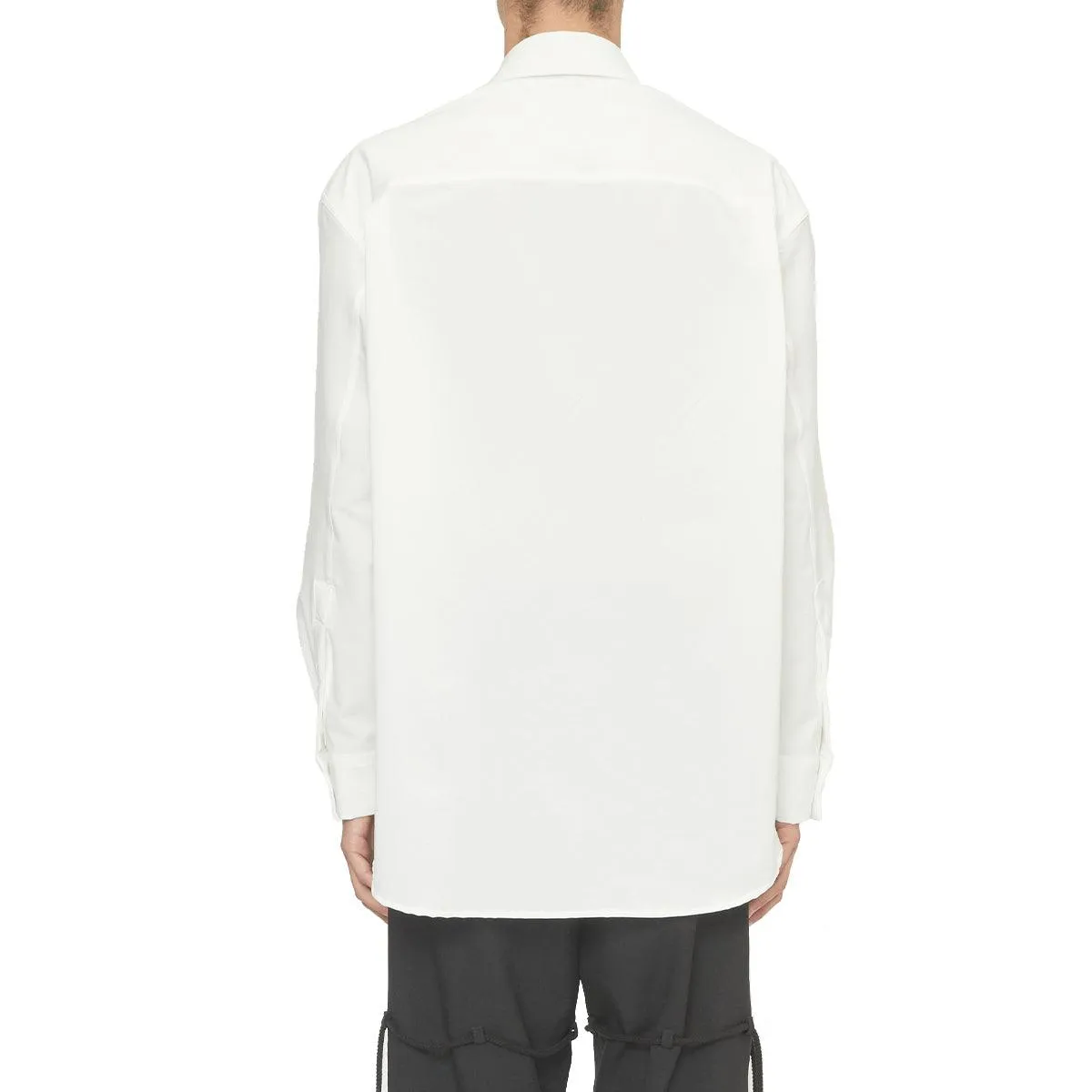 "Y2K" Pleated Box Shirt 'White'