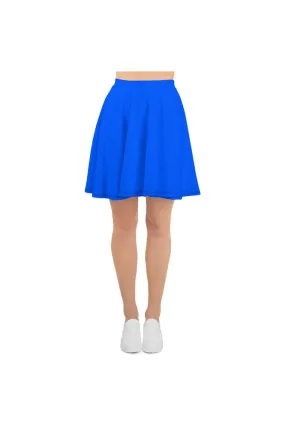 Rainbow Blue Skater Skirt