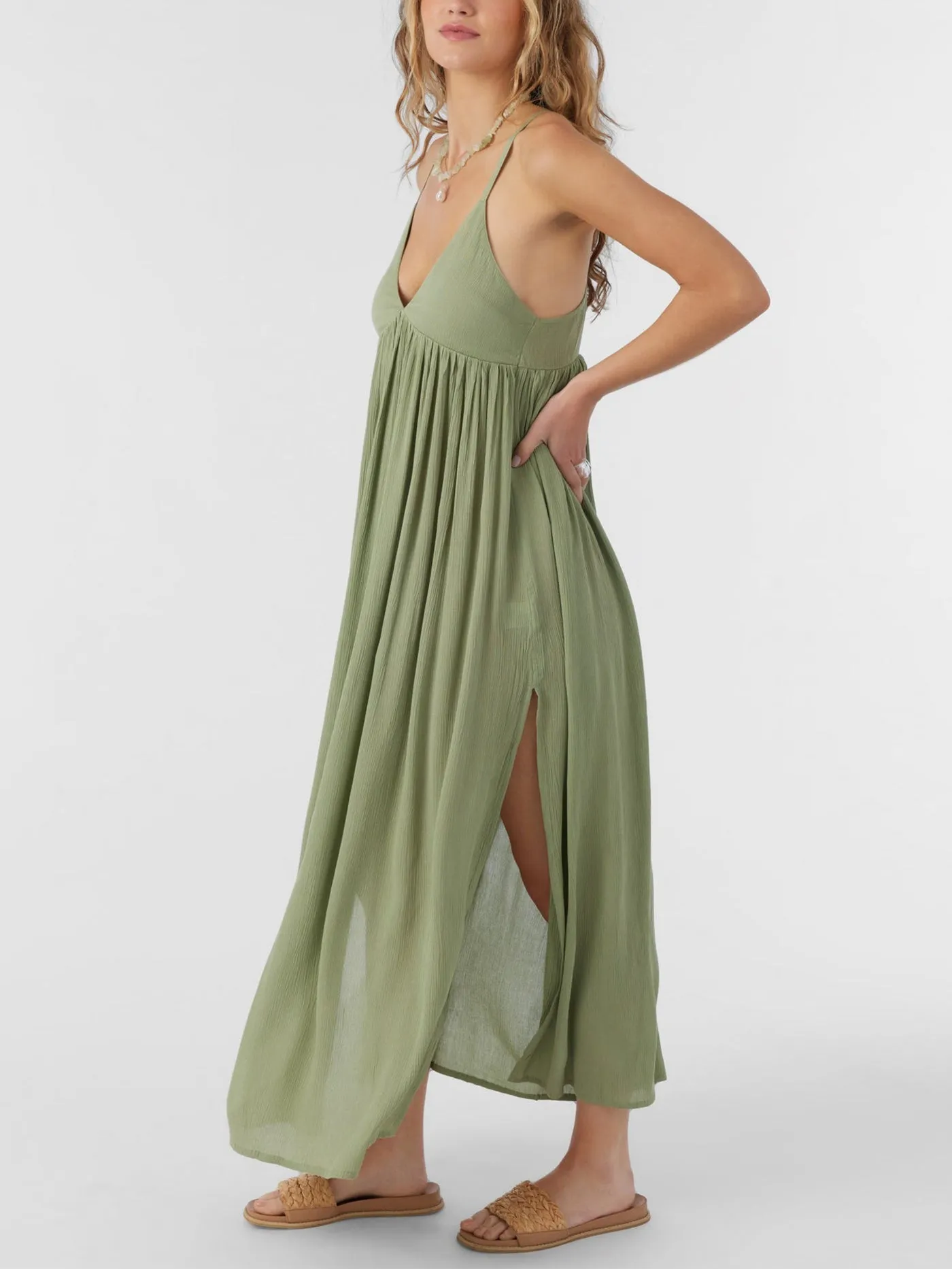 Saltwater Solids Mel Maxi Cover-Up