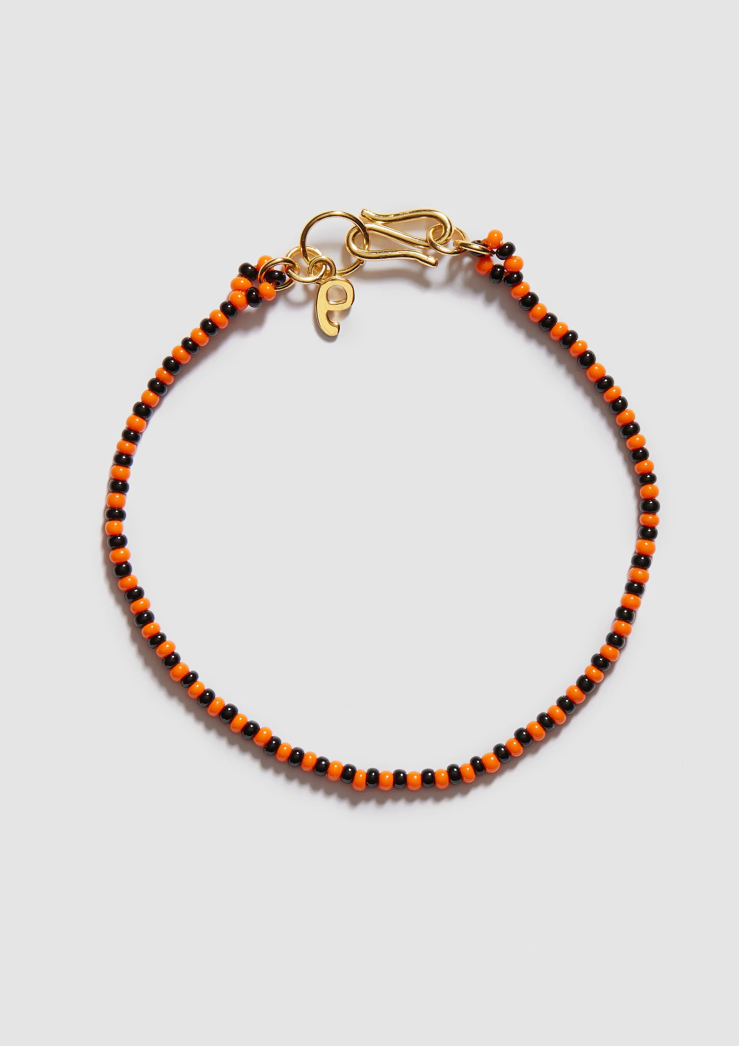 Sencillo Orange Black Bracelet