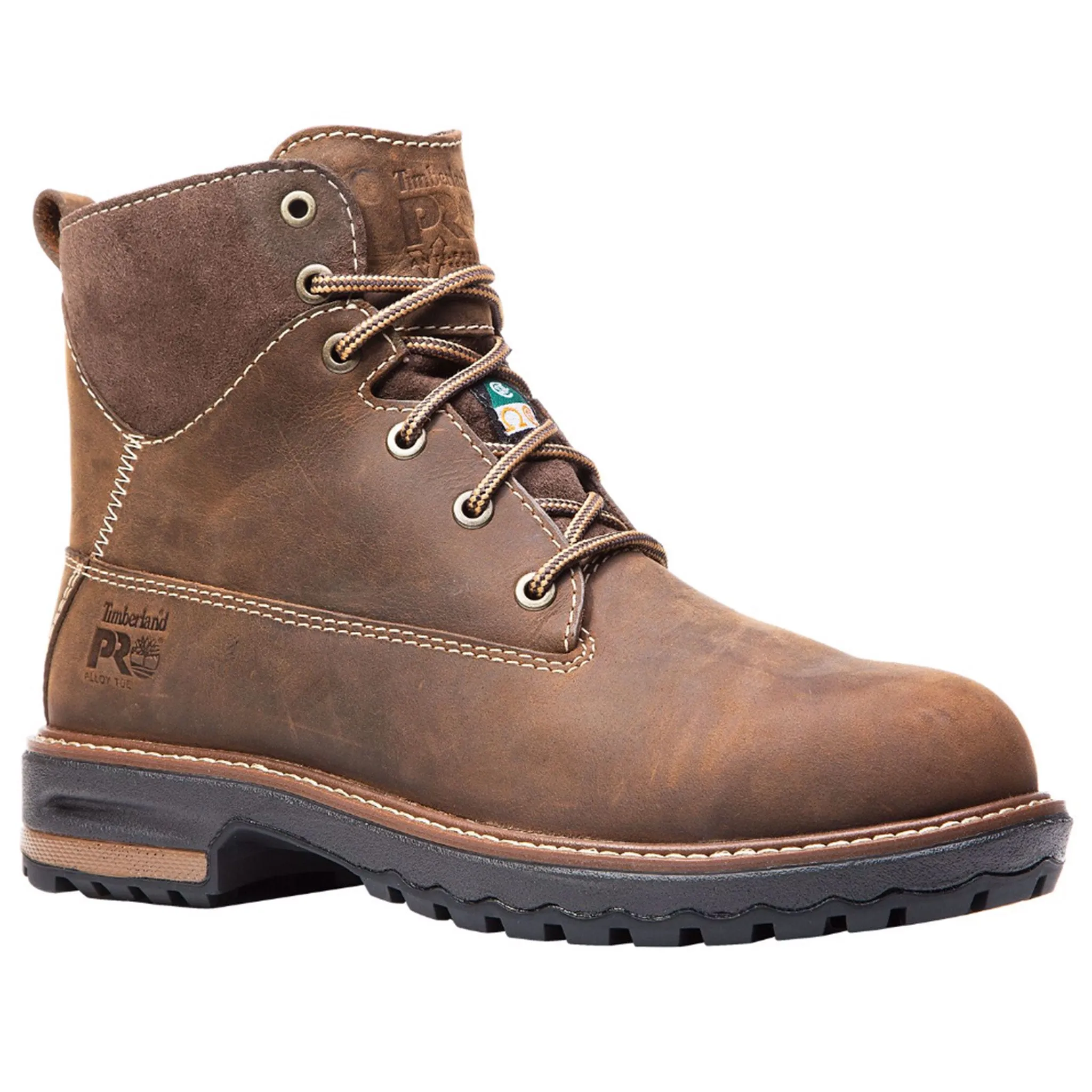 Timberland PRO Hightower Women's 6 Inch Steel Toe Safety Work Boot A1KJU - Brown