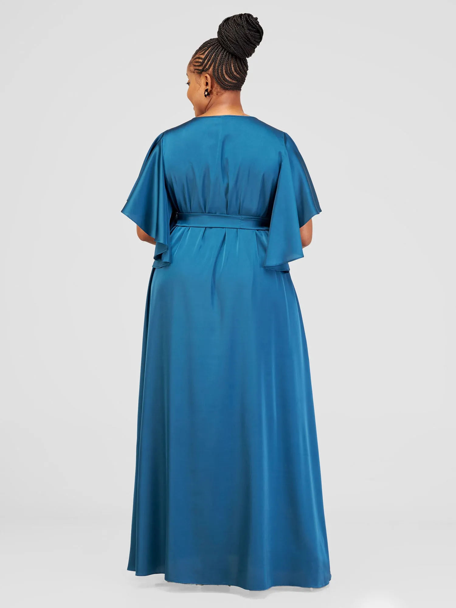 Vivo Alika Maxi A-Line Dress - Teal