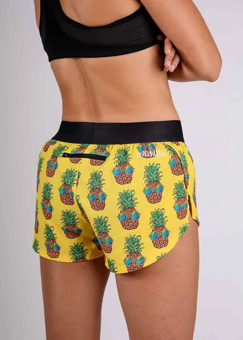 Women's Pineapple Express 1.5" Split Shorts