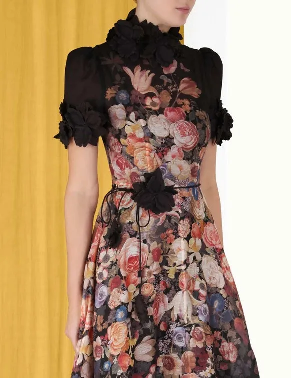 ZIMMERMANN Luminosity Liftoff Flower Midi Dress